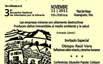 3er Encuentro de Afectados por la Minería en Guanajuato -REMA-