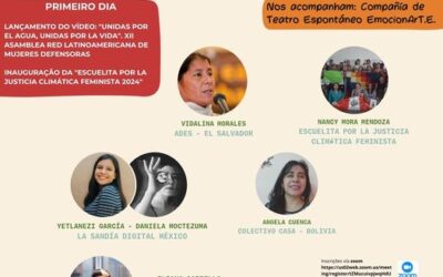 Me lo dijo el río… Defensoras del Abya Yala en Defensa del Territorio Agua invitan a la primera de dos Jornadas de lucha en el marco del #8M