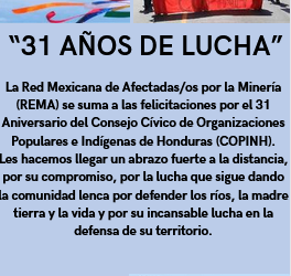 ANIVERSARIO 31 COPINH